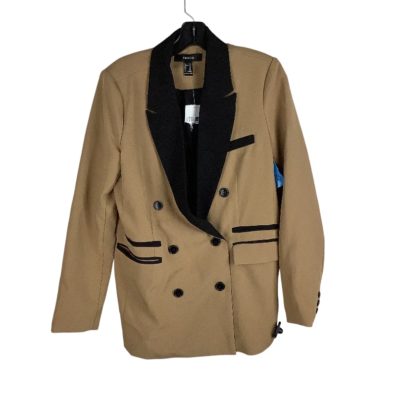 Women's Faux Fur Blazers -Blazer By Forever 21 In Brown, Size: M