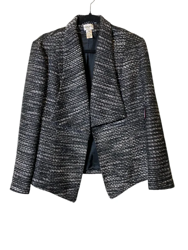 Women's Casual Blazers -Blazer By Chicos In Black & White, Size: 2