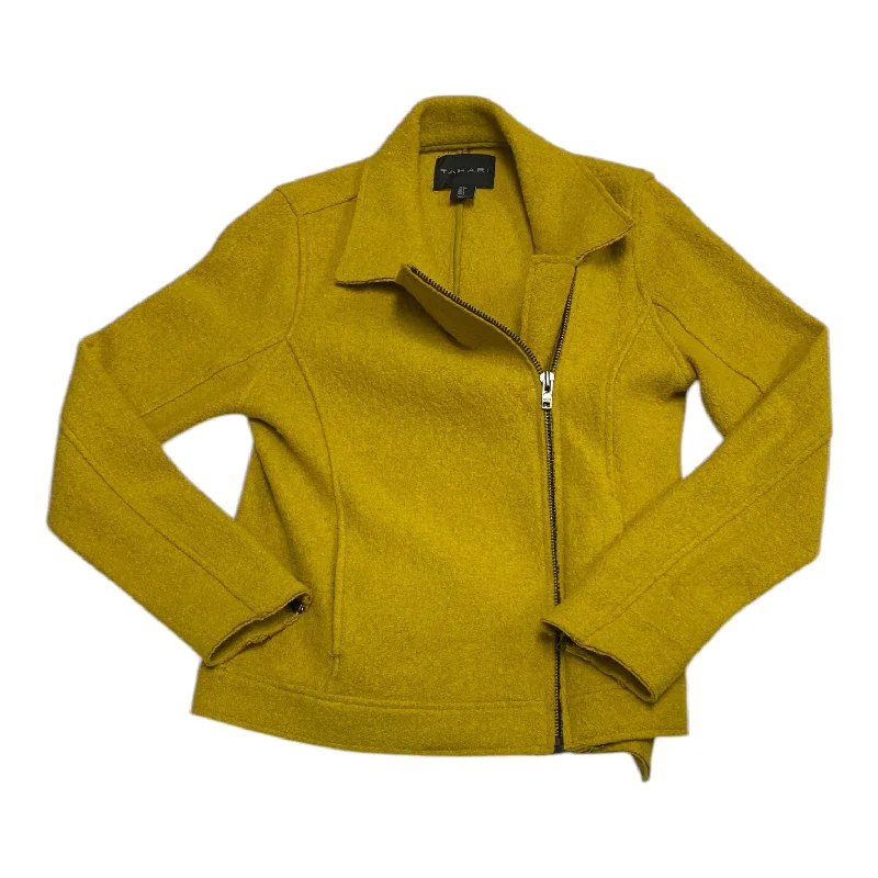 Women's High-fashion Blazers -Blazer By Tahari By Arthur Levine In Yellow, Size: S