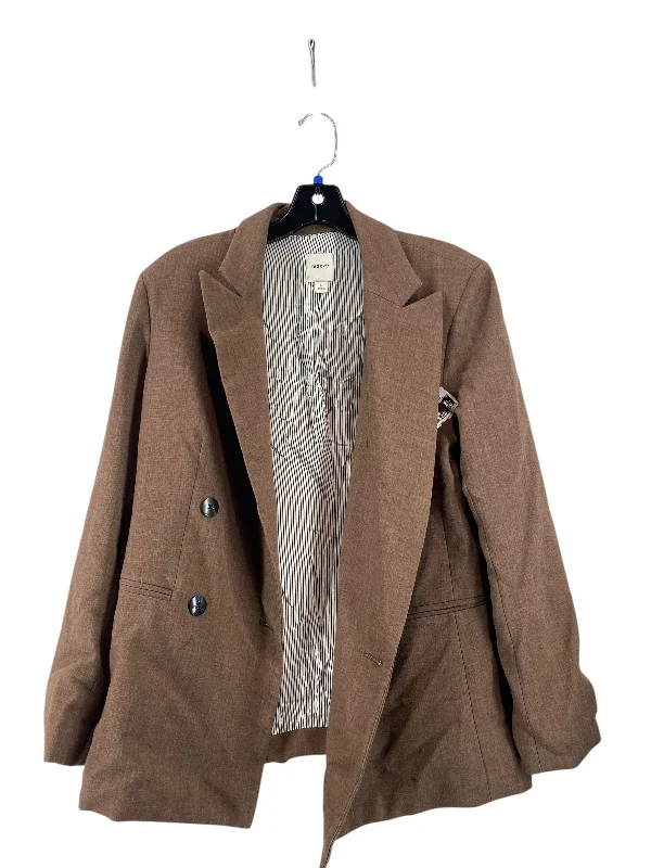Women's Flared Sleeve Blazers -Blazer By Maeve In Brown, Size: S