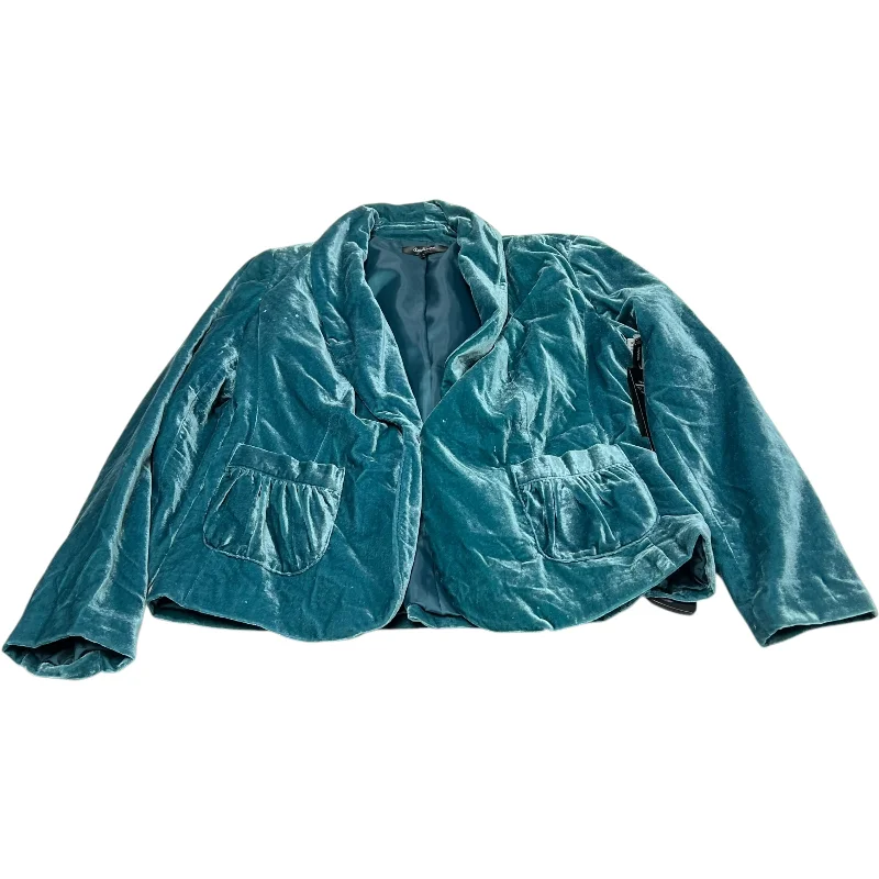 Women's Tailored Blazers -Blazer By Daisy Fuentes In Blue, Size: Xl