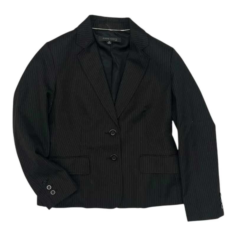 Women's Cotton Blazers for Summer -Blazer By Anne Klein In Black, Size:M