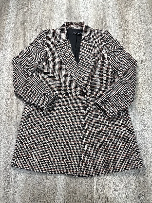 Women's Blazers with Pleats -Blazer By Rachel Zoe In Brown, Size: M