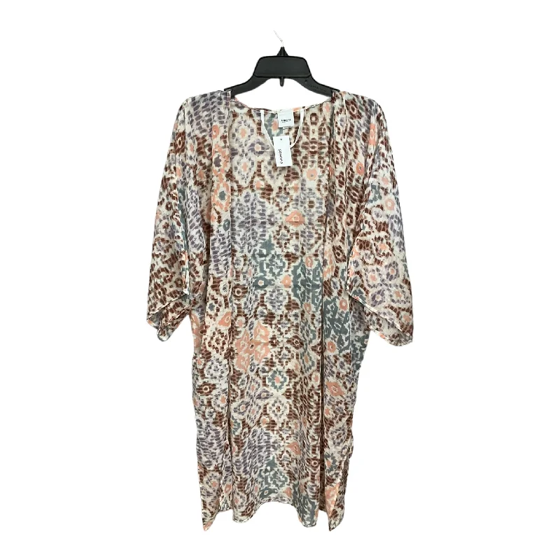 Kimono with Beaded Detailing-Multi-colored Kimono Sonoma, Size Onesize