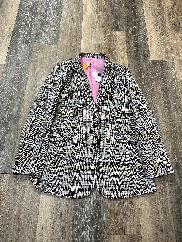 Women's Structured Blazers -Blazer By Willow + Root In Plaid Pattern, Size: L