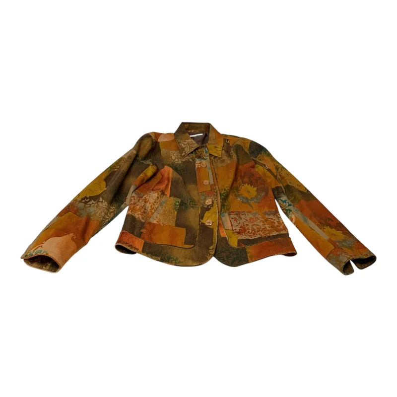 Women's Versatile Blazers -Blazer By Coldwater Creek In Orange, Size: L