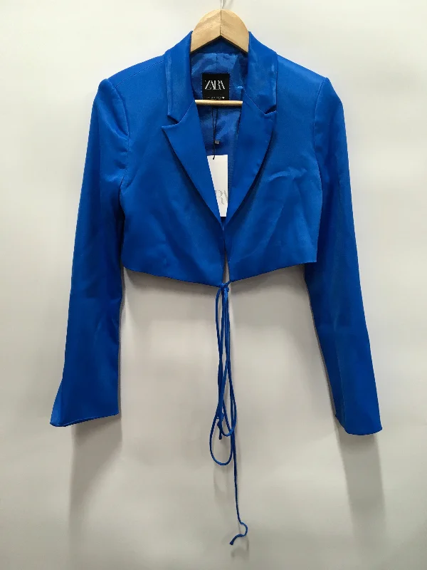 Women's High-fashion Blazers -Blue Blazer Zara, Size S