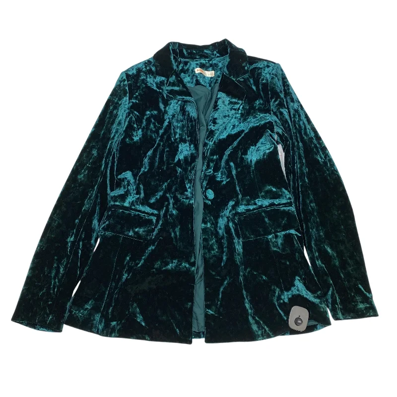 Women's Spring Blazers -Blazer By Intempo In Green, Size: S
