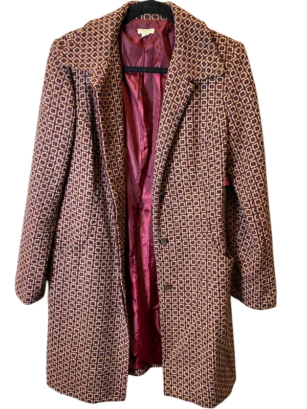 Women's Sporty Blazers -Blazer By Apt 9 In Maroon, Size: 10