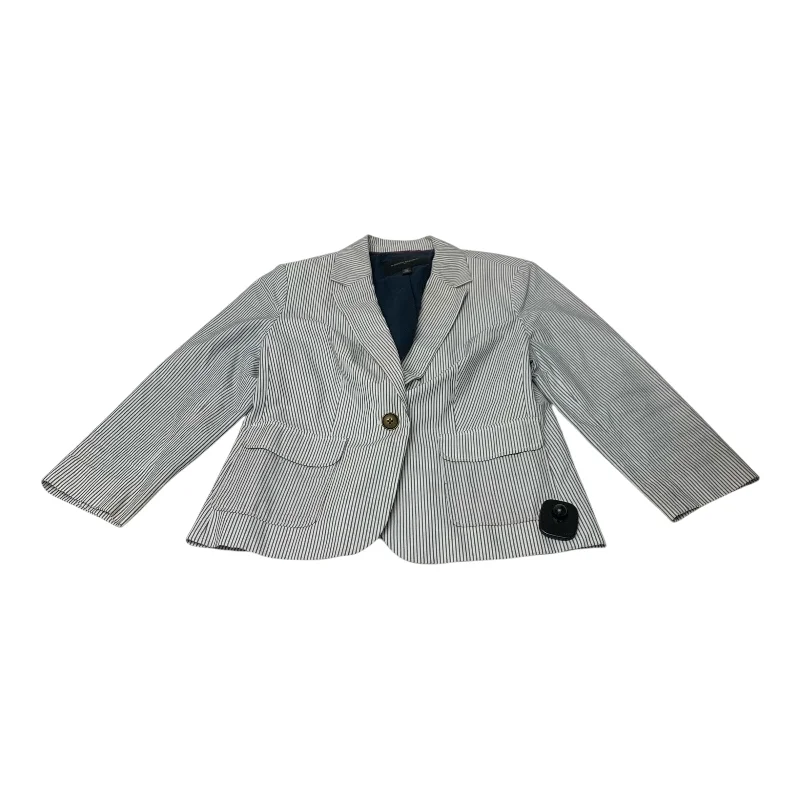 Women's Blazers for Maternity -Blazer By Banana Republic In Striped Pattern, Size: Petite   S