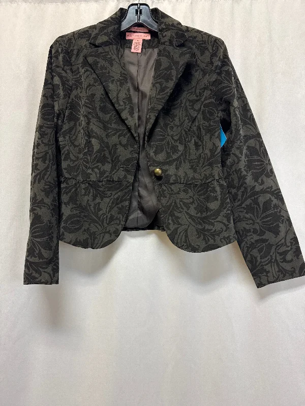 Women's Blazers with a Belt -Blazer By Bandolino In Black, Size: S