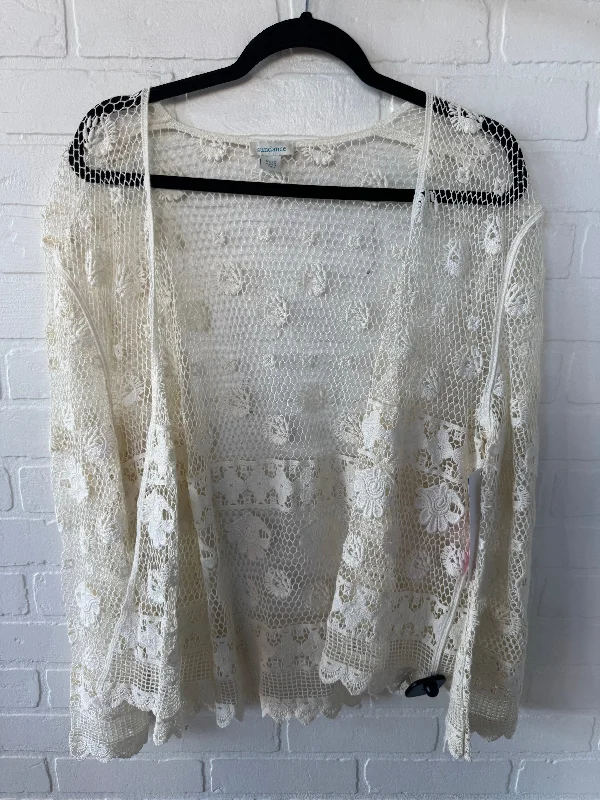 Kimono for Vacation Style-Kimono By Sundance In Cream, Size: Xs