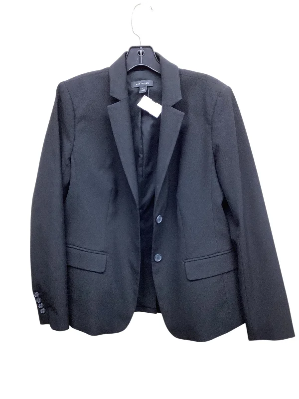 Women's Wool Tweed Blazers for Winter -Blazer By Ann Taylor In Black, Size: S