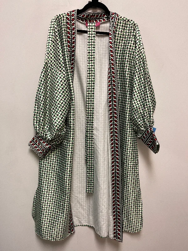 Kimono for Vacation-Kimono By Clothes Mentor In Green, Size: 2x