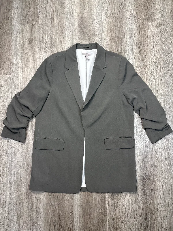 Women's Smart Casual Blazers -Blazer By H&m In Grey, Size: L