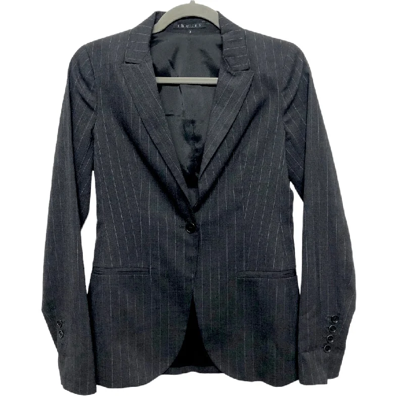 Women's Winter Business Blazers -Black Blazer Theory, Size 2