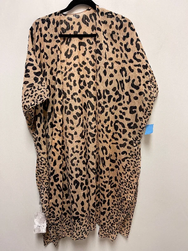Kimono for Honeymoon-Kimono By Clothes Mentor In Leopard Print, Size: Osfm
