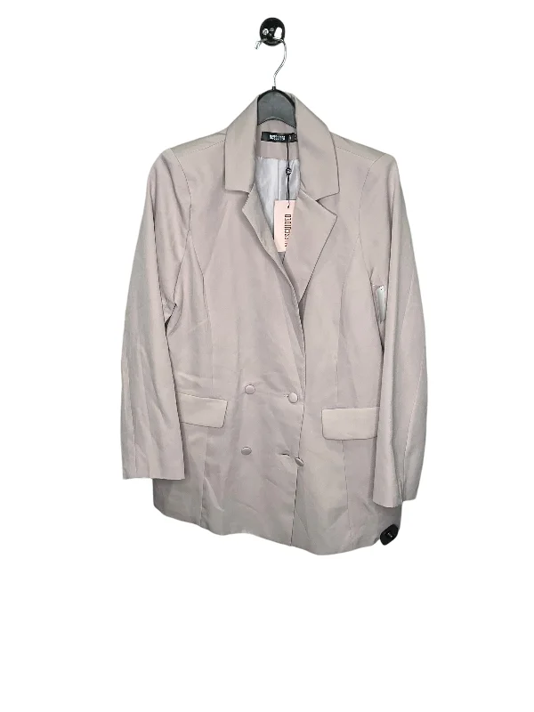 Women's Blazers with Patchwork Details -Blazer By Missguided In Mauve, Size: S