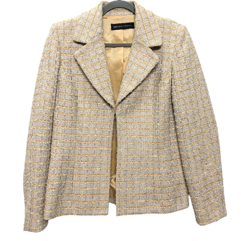 Women's Blazers with Matching Skirts -Blazer By Dana Buchman In Tan, Size: 6