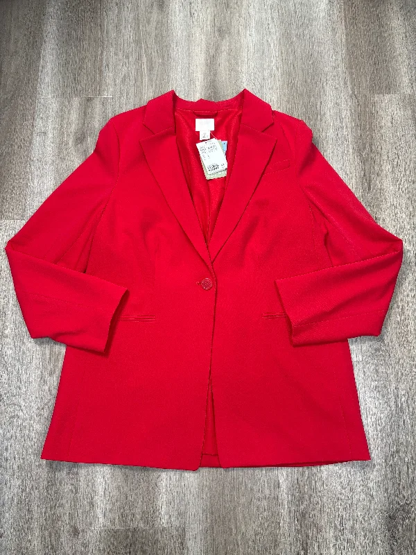 Women's Blazers for Business -Blazer By H&m In Red, Size: L