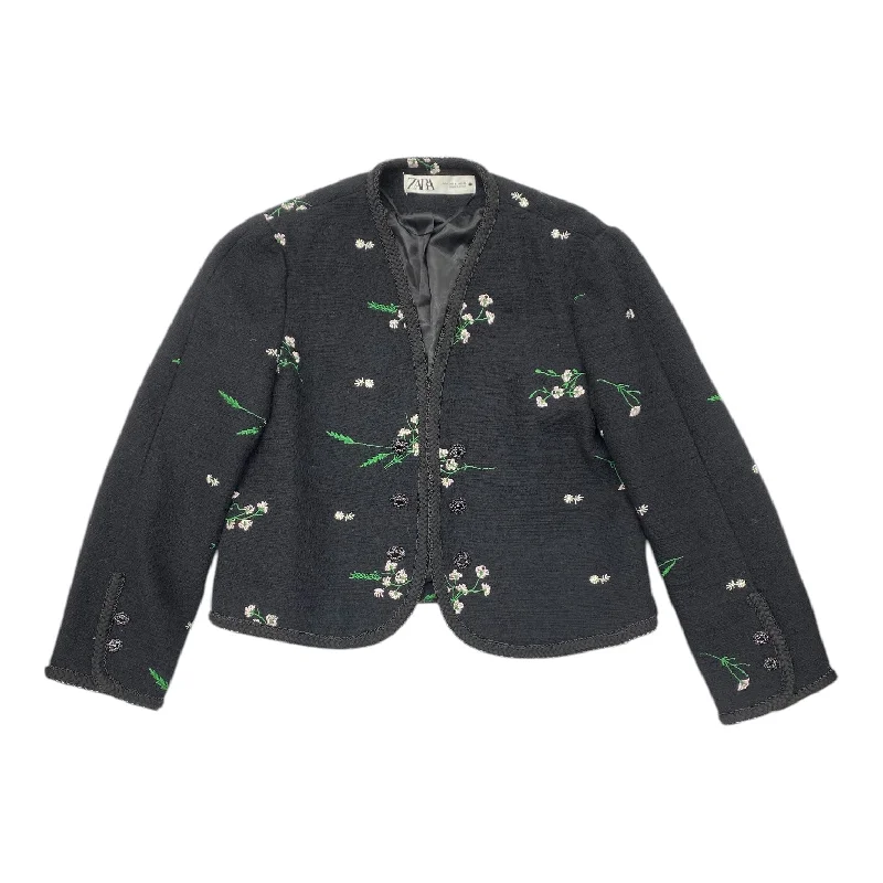 Women's Comfy Velvet Blazers -Blazer By Zara In Black, Size: S