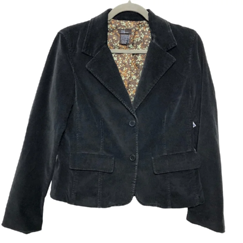 Women's Elegant Wool Blazers for Work -Blazer By New Frontier In Black, Size: S