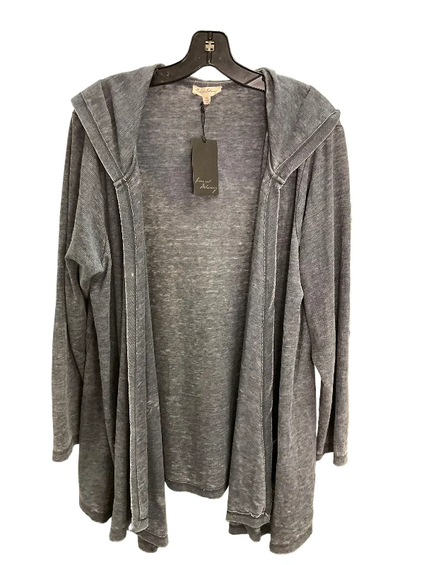 Kimono with Belted Waist-Kimono By Jane And Delancey In Grey, Size: 24