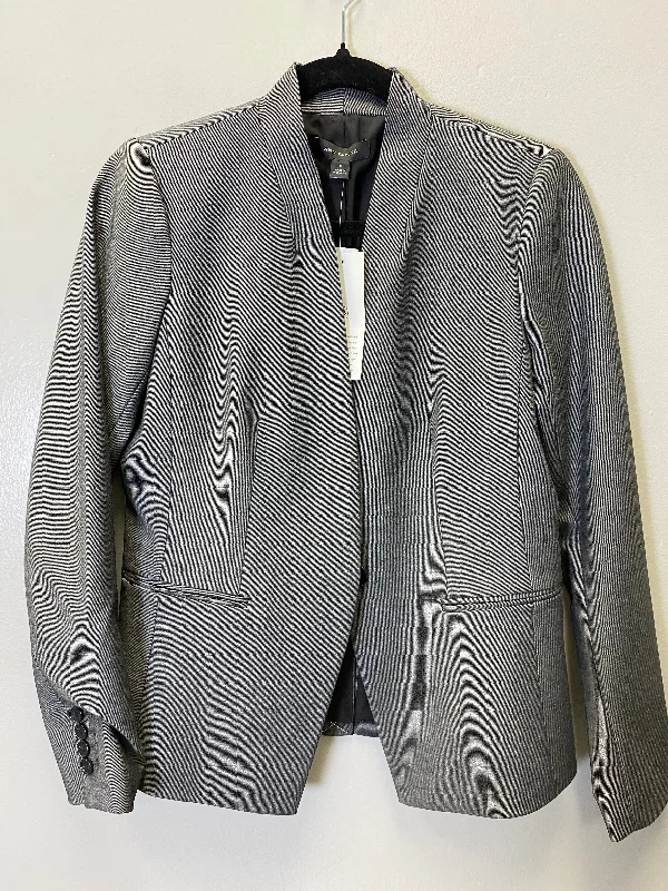Women's Basic Tweed Blazers -Blazer By Ann Taylor In Grey, Size: Xs