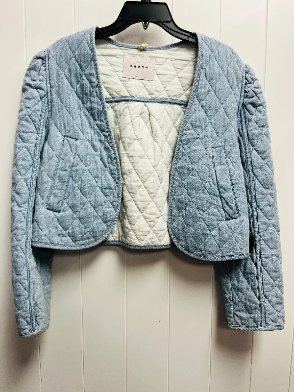 Women's High-waisted Blazers -Blazer By Blanknyc In Blue Denim, Size: M