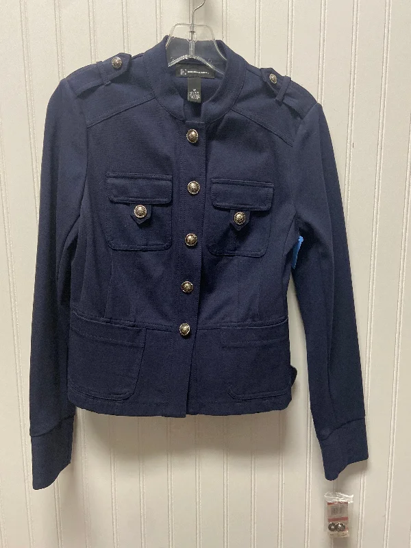 Women's Blazers with Flared Sleeves -Blazer By Inc In Blue, Size: Xs