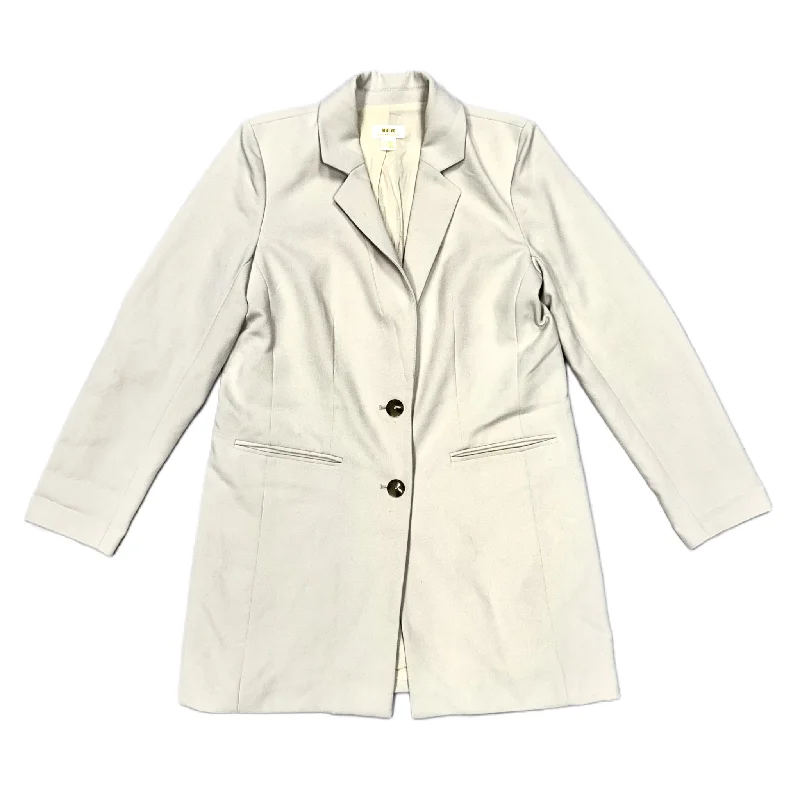Women's Trendy Checkered Blazers -Blazer By Maeve In Beige, Size: L