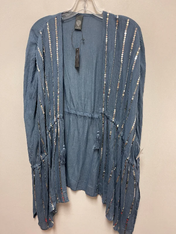 Kimono with Simple Design-Kimono By Vince Camuto In Blue