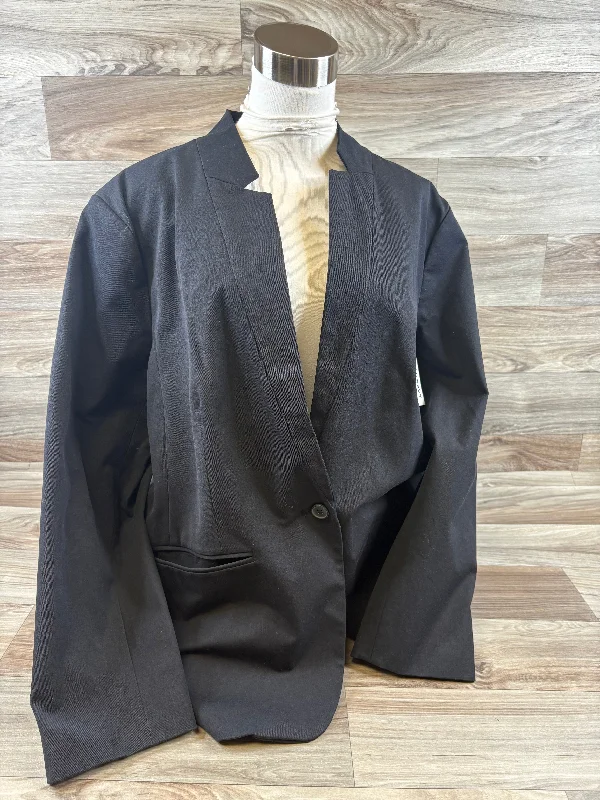 Women's Double-front Blazers -Blazer By Old Navy In Black, Size: 2x