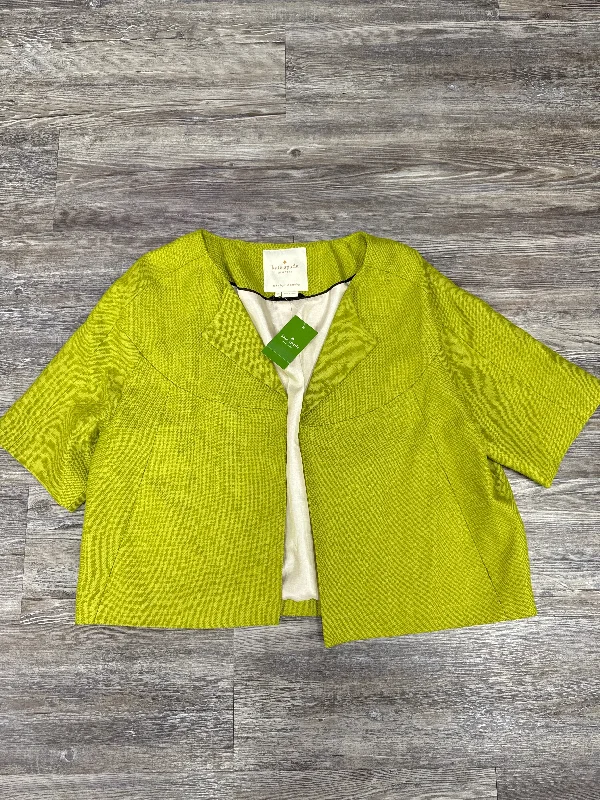 Women's Soft Blazers -Blazer Designer By Kate Spade In Green, Size: 10
