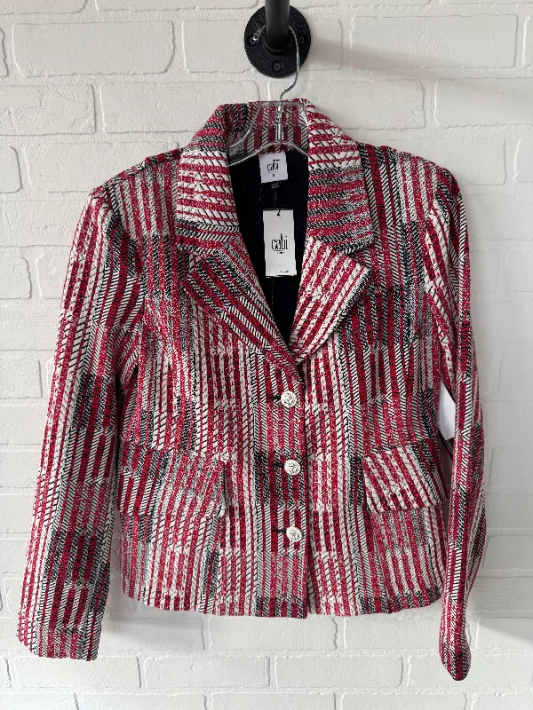 Women's Double-breasted Blazers -Blazer By Cabi In Red, Size: S
