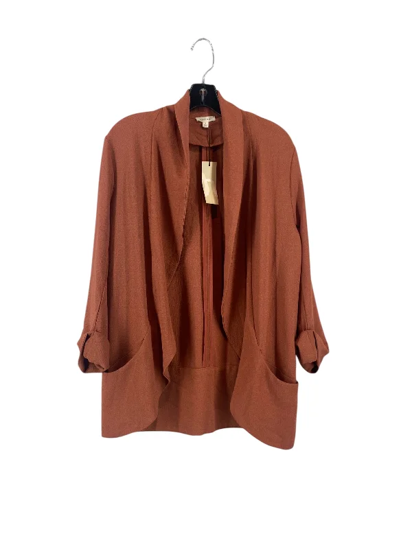 Women's Blazers with Casual Vibe -Blazer By Gilli In Orange, Size: S