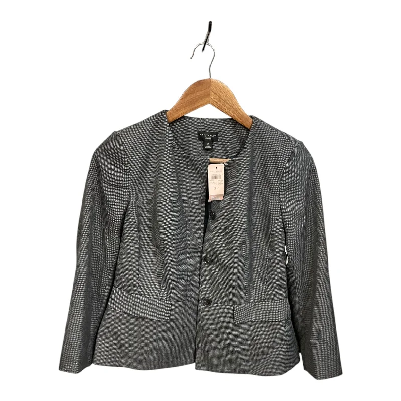 Women's Tuxedo-style Blazers -Blazer By Ann Taylor In Grey, Size: 2p