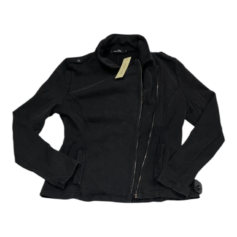 Women's Printed Blazers for Office -Blazer By Doe & Rae In Black, Size: L