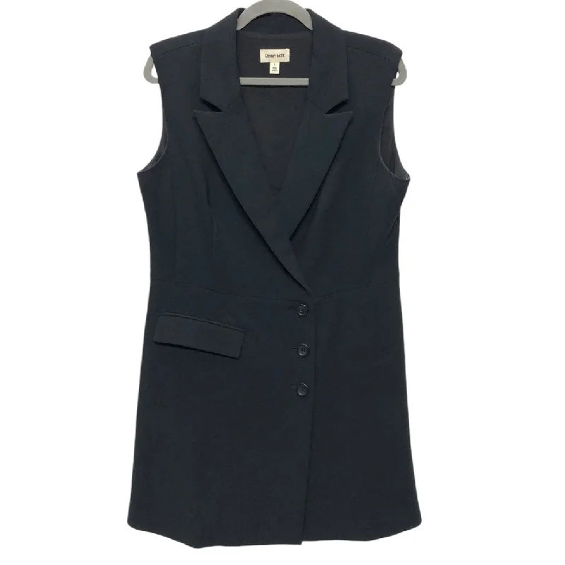 Women's Blazers with Check Prints -Blazer By Open Edit In Black, Size: L