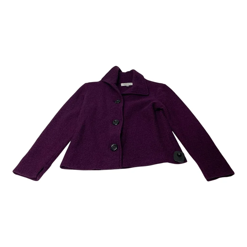 Women's Blazers with Fancy Lapels -Blazer By Kasper In Purple, Size: S