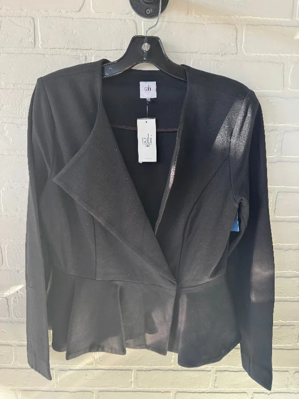 Women's Woolen Tweed Blazers for Fall -Blazer By Cabi In Black, Size: M