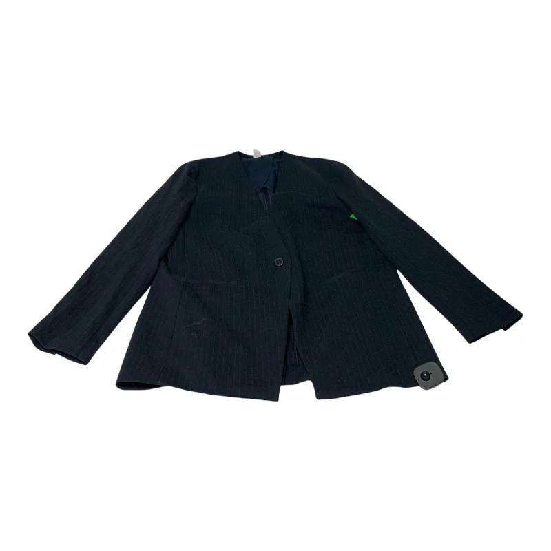Women's Blazers with Wide Lapels -Blazer By Spanx In Navy, Size: M