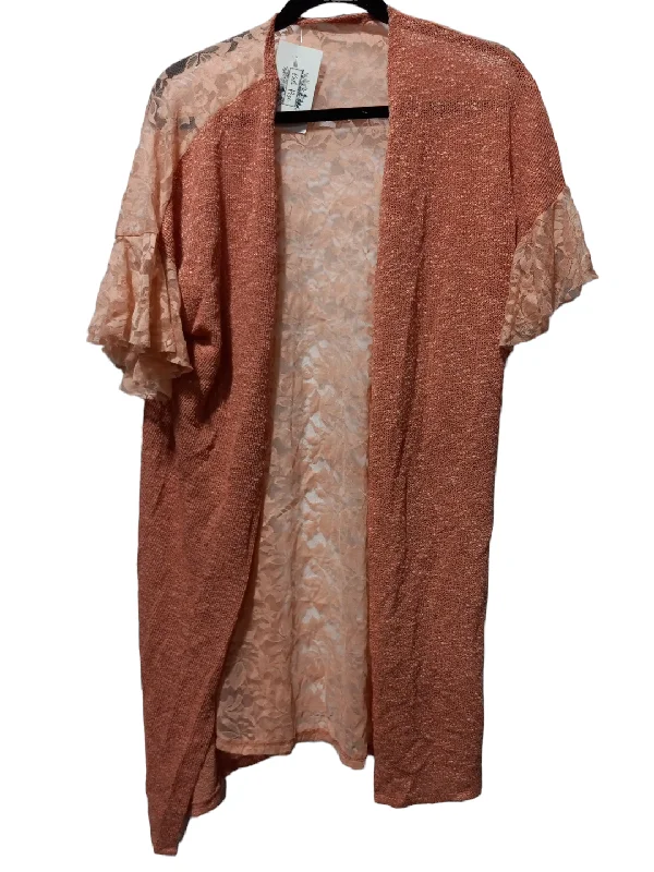 Kimono with Sheer Fabric-Kimono By Vocal  Size: S