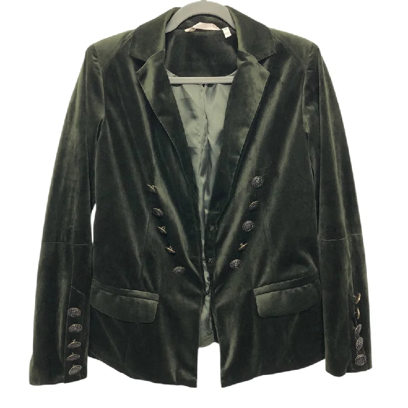 Women's Silk-finish Blazers -Blazer By Soft Surroundings In Green, Size: Xs