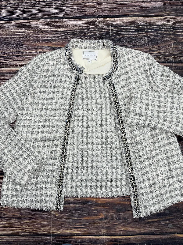 Women's Blazers for Winter Fashion -Blazer By Charter Club In Grey, Size: M