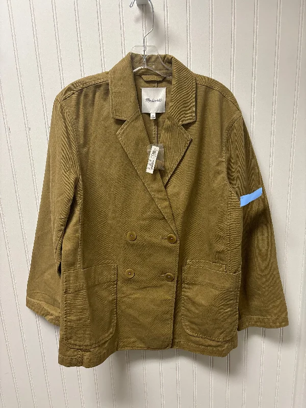 Women's Satin Blazers for Evening -Blazer By Madewell In Tan, Size: M
