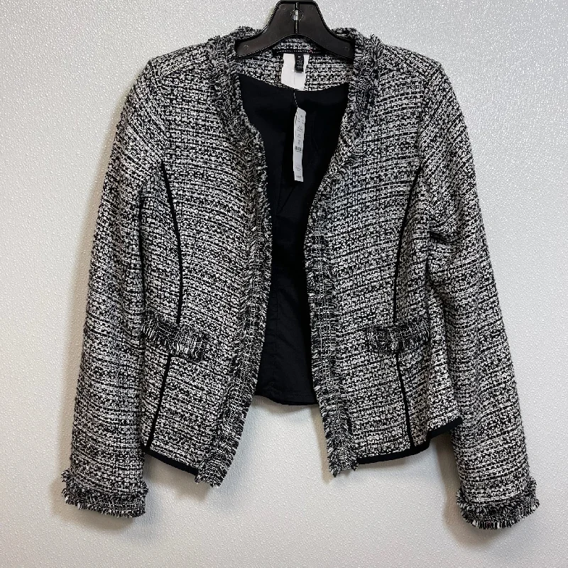 Women's Sophisticated Business Blazers -Blazer By White House Black Market O In Black White, Size: M