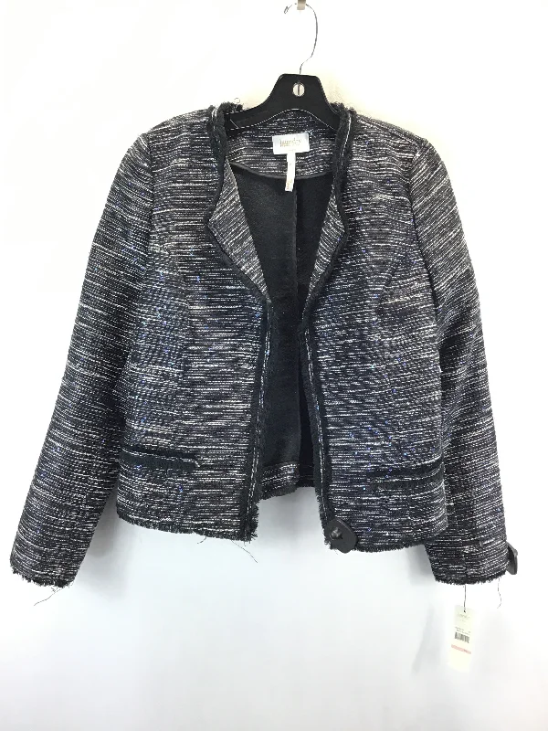 Women's Blazers with Zip Pockets -Blazer By Laundry In Blue, Size: 10