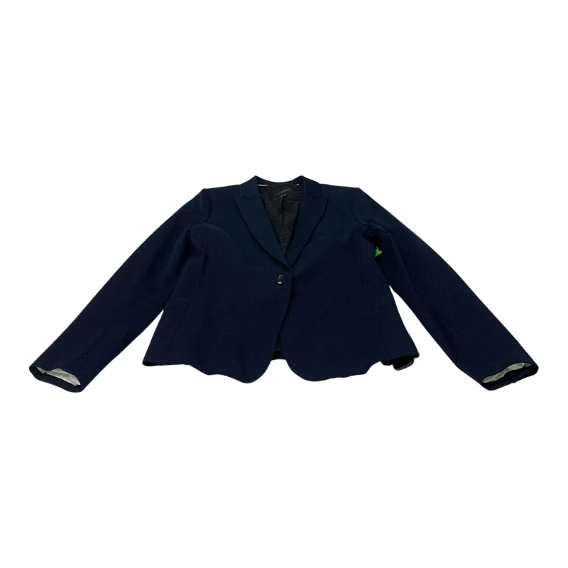 Women's Blazers with Embroidered Details -Blazer By Banana Republic In Navy, Size: M Women's Blazers with Embroidered Details -Blazer By Banana Republic In Navy, Size: M