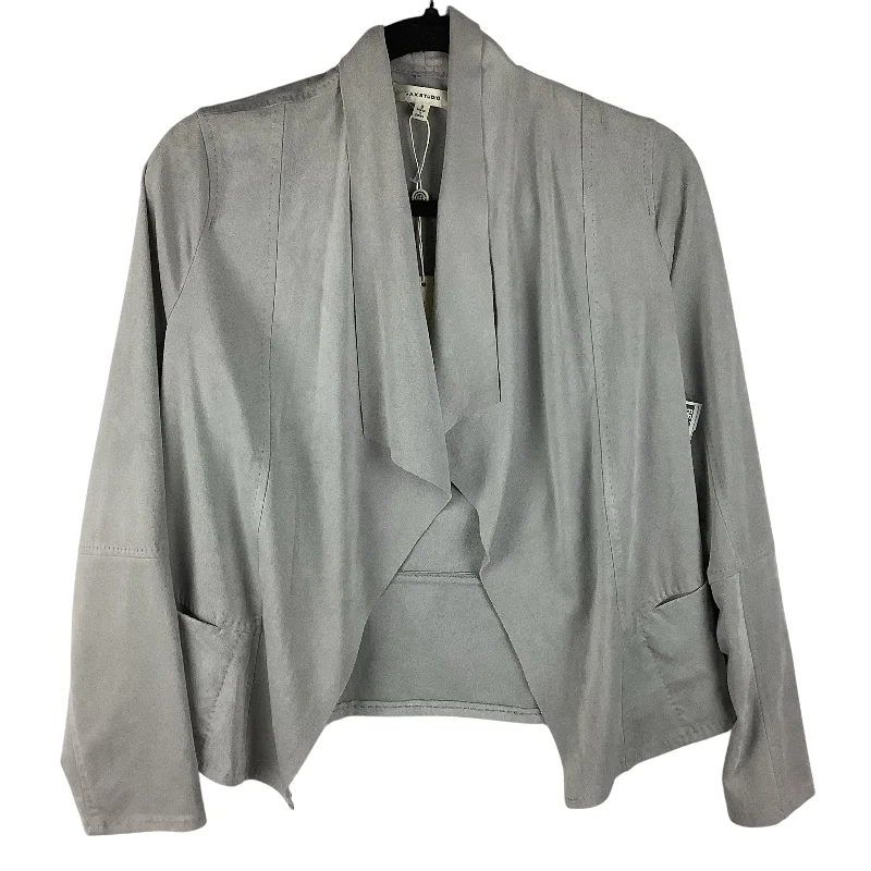 Women's Work Wear Blazers -Blazer By Max Studio In Grey, Size: S